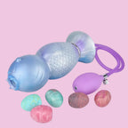 22 CM Blau Karpfenwesen Fantasy Dildo Ovipositor