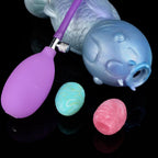 22 CM Blau Karpfenwesen Fantasy Dildo Ovipositor