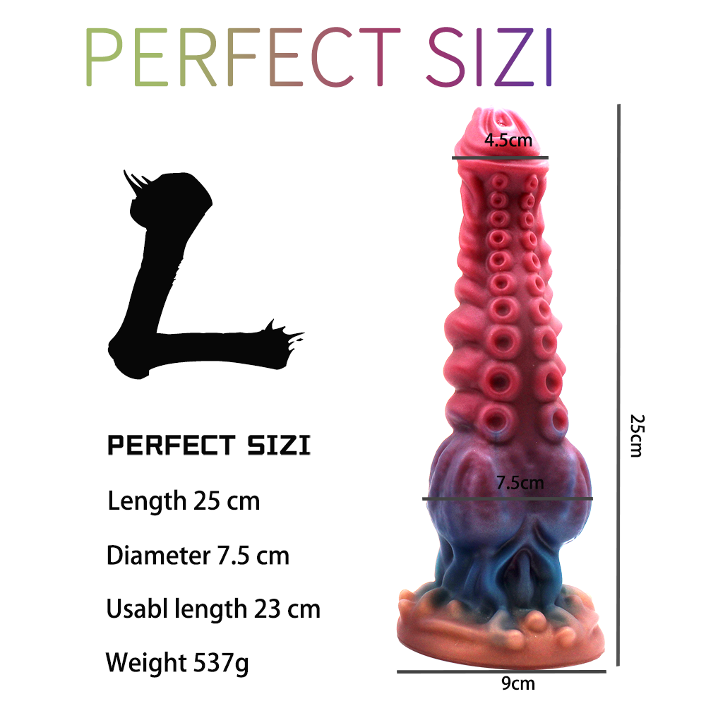 Monster Tentacle Fantasy Dildo mit Knot