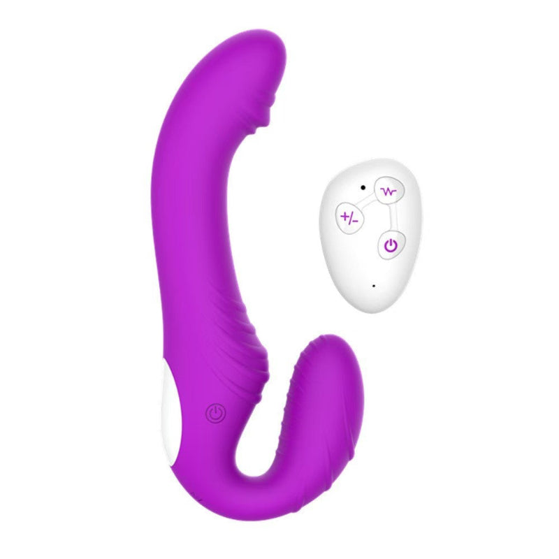 19 CM Gpunkt Vibrating Paar Doppel Straplessdildo