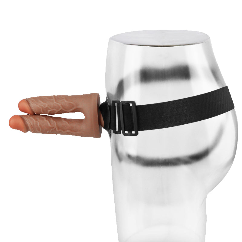 Braun Classic Lesbian Doppeldildos Strap On