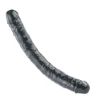 46 CM Schwarz long Realistic Strukturiert Doppeldildo