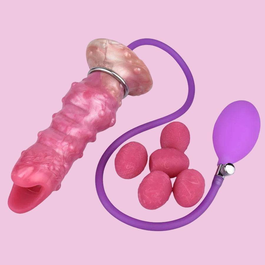 20 CM Rosa Soft Alien Ovipositor Fantasy Dildo