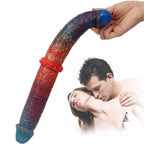 Bunt Lesbian Fantasy Dragon Doppeldildo